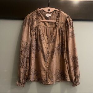 Current Air Animal Print Blouse